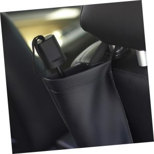 1pc Pu Imitation Leather Umbrella Bag Portable Folding Case for Umbrella Car Storage Pouch for Travel Compact Design for Easy Carrying - Image 2